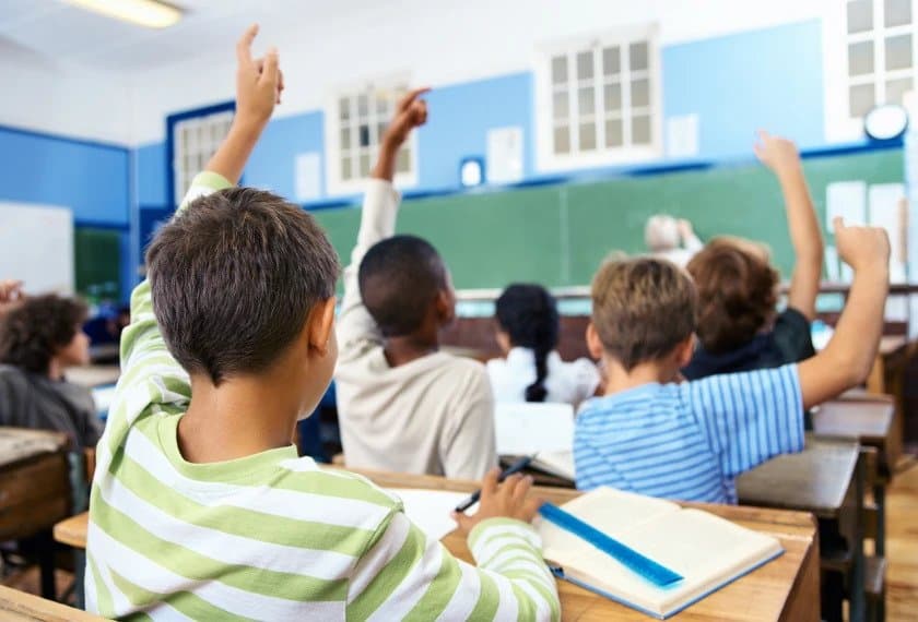 Students in classroom